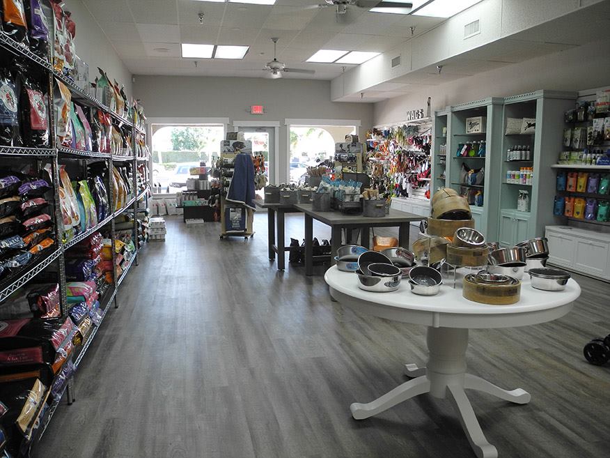 The interior of Wagnolia's pet boutique.