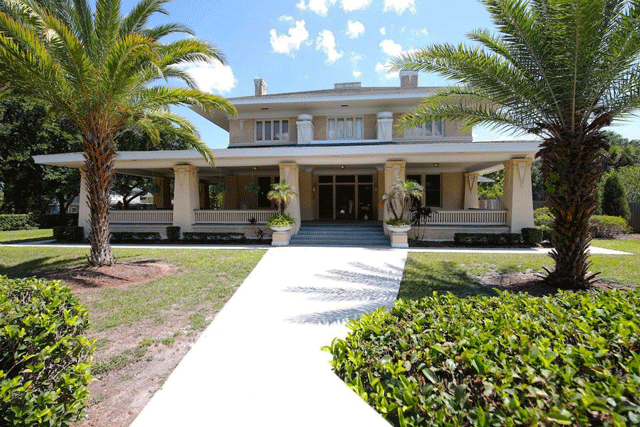 Historic 1912 Frank Lloyd Wright inspired Airbnb in Lakeland