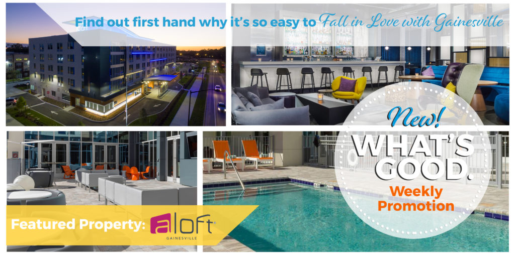 What's Good promotion for aloft hotel