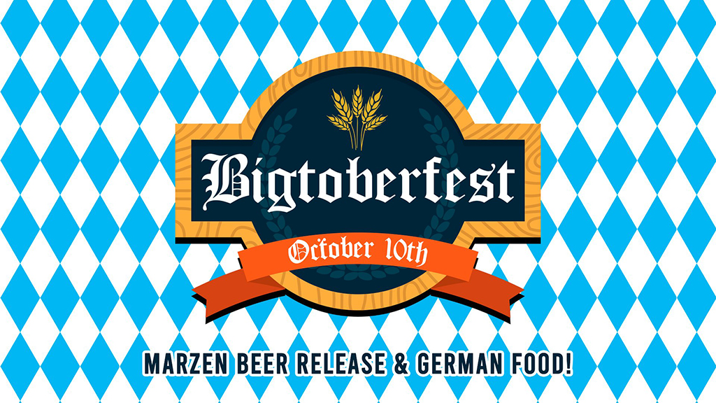 Bigtoberfest at big top brewing company on october 10. marzen beer release and german food