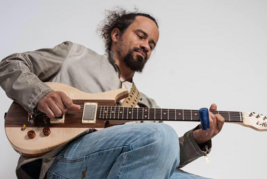 Musician John Parkerurban with guitar