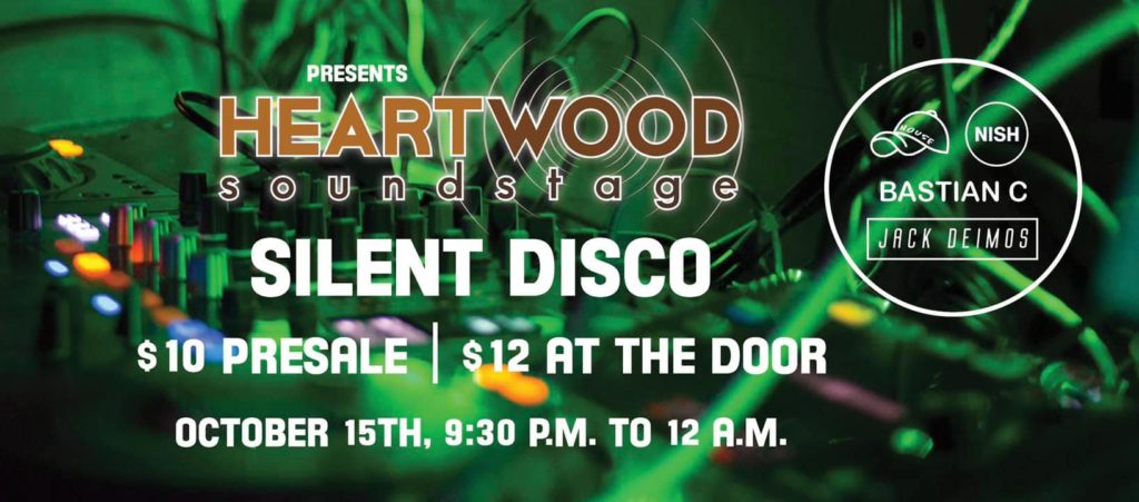 silent disco at heartwood soundstage