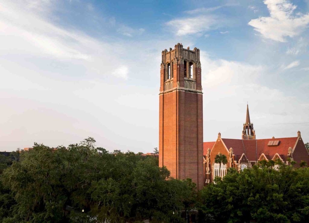 Century Tower and the Univeristy Auditorium at the University of Florida