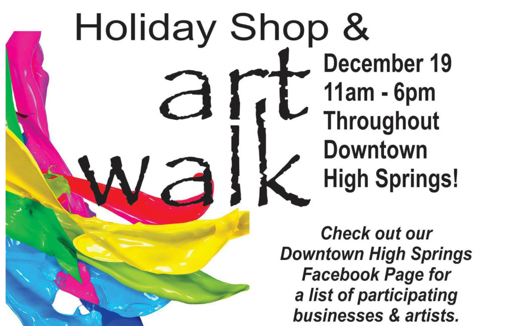 high springs art walk holiday shop