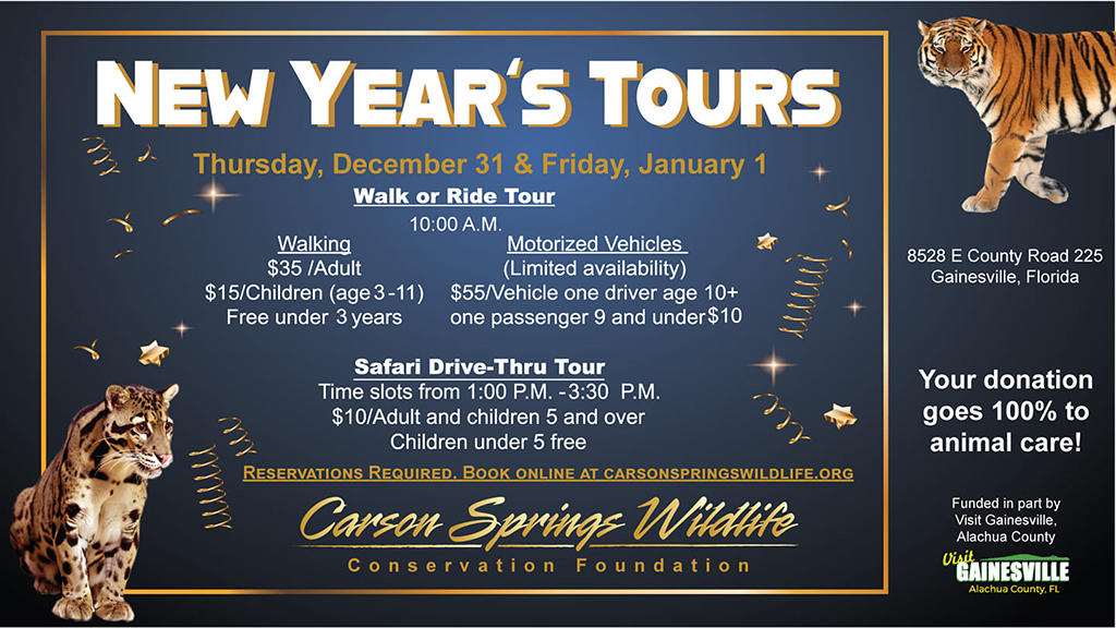 carson springs NYE tours