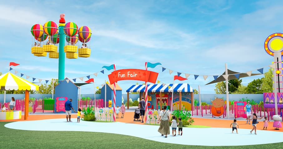 Rendering of Peppa Pig's Balloon Ride