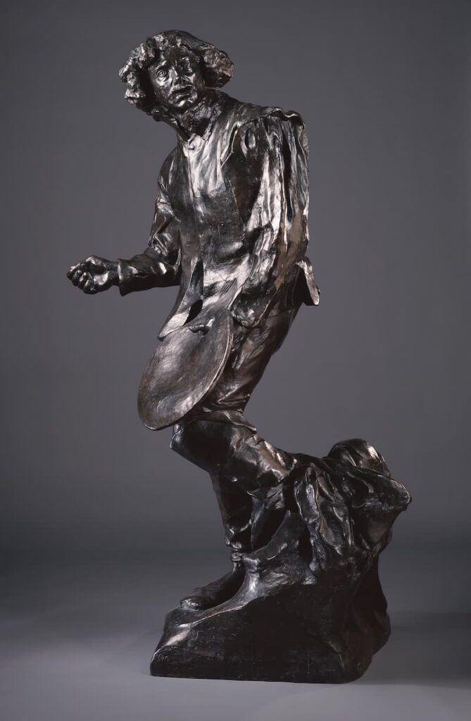 Sculpture of a man, Claude Lorraine,at Rodin exhibition