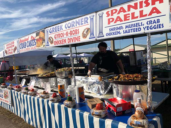 greek corner food vendor