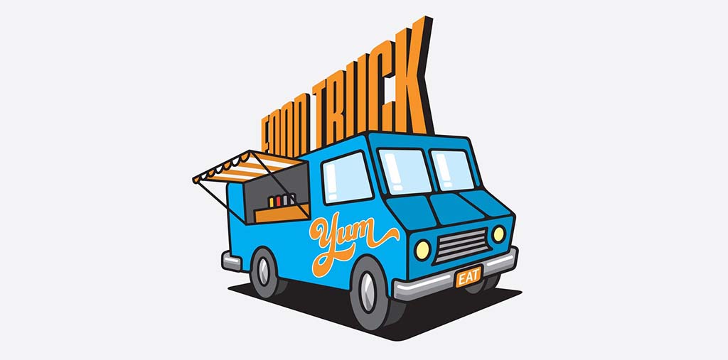 food truck illustration