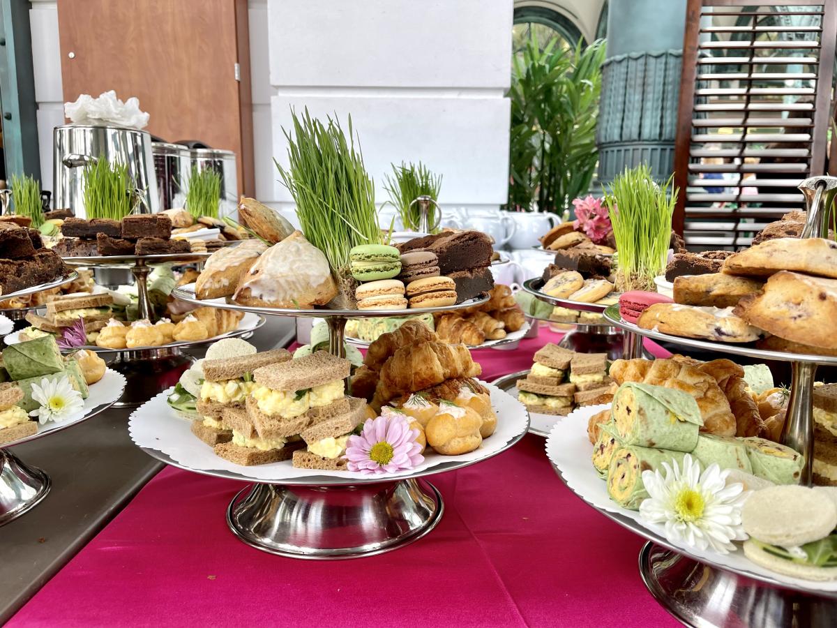 Tea service at the Flagler Museum