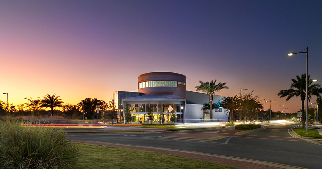 cade museum at night