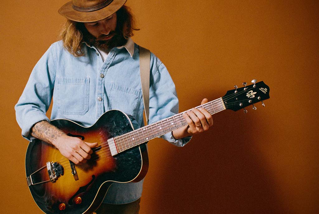 sam burchfield with guitar