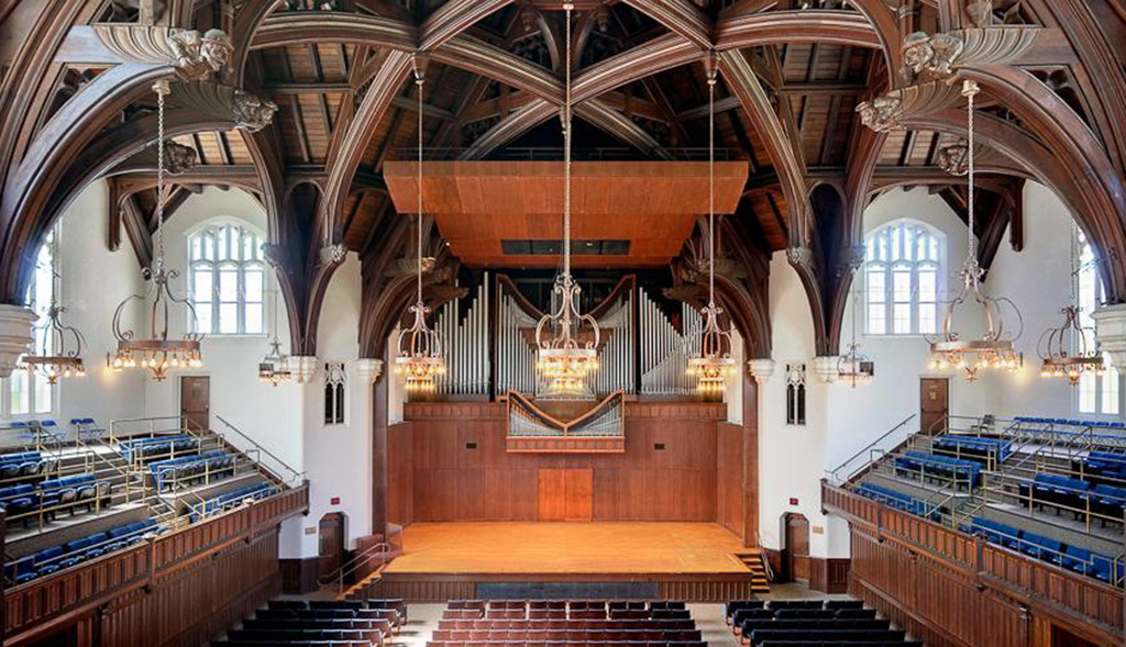 interior of university auditorium