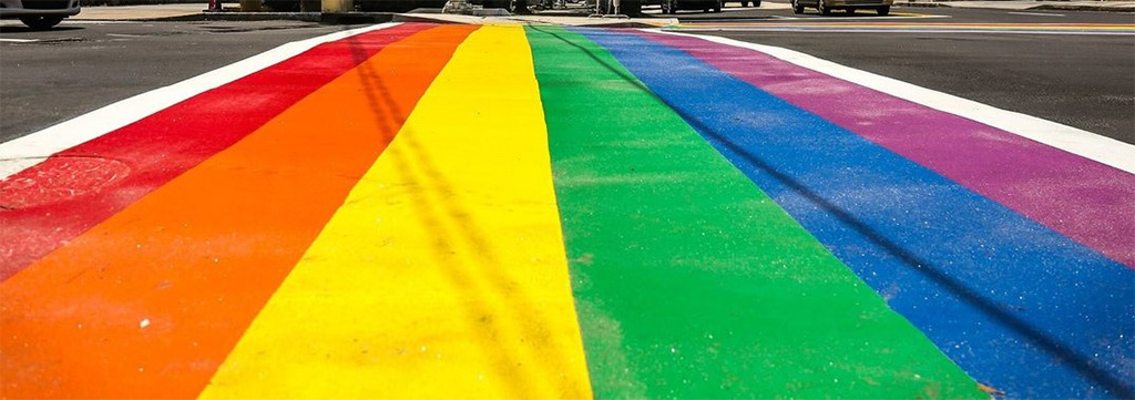 rainbow sidewalk