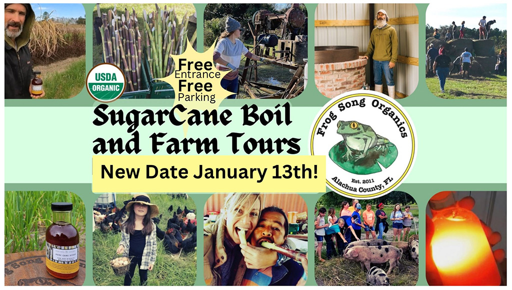 sugar cane boil and farm tours