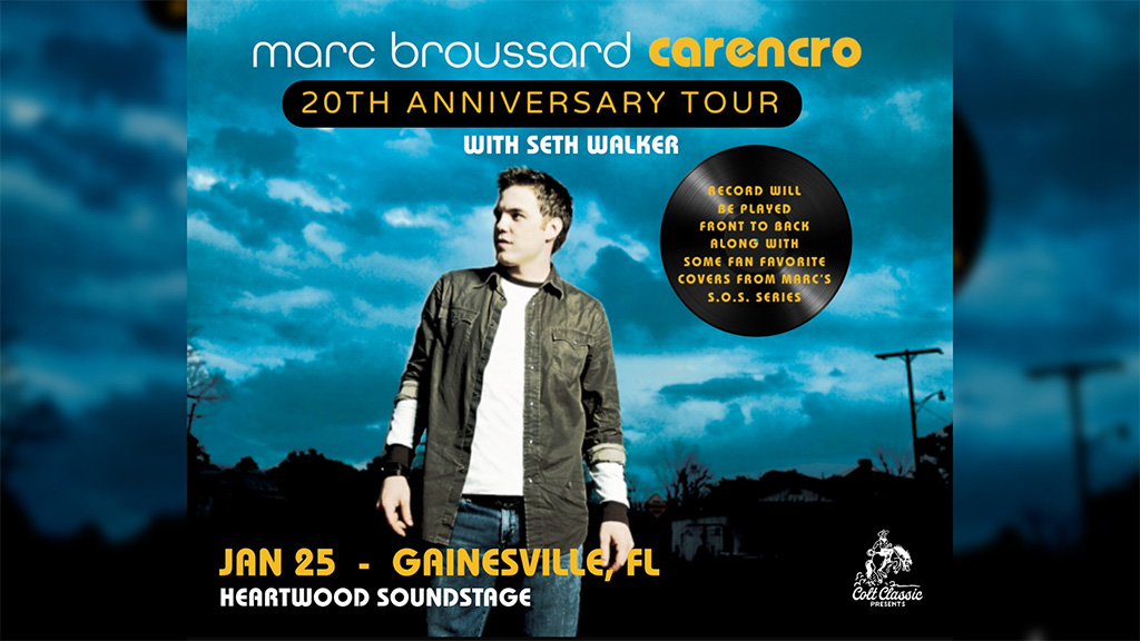 marc broussard carencro 20th anniversary tour