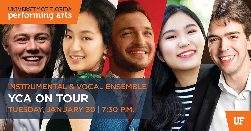 yca on tour instrumental and vocal ensemble